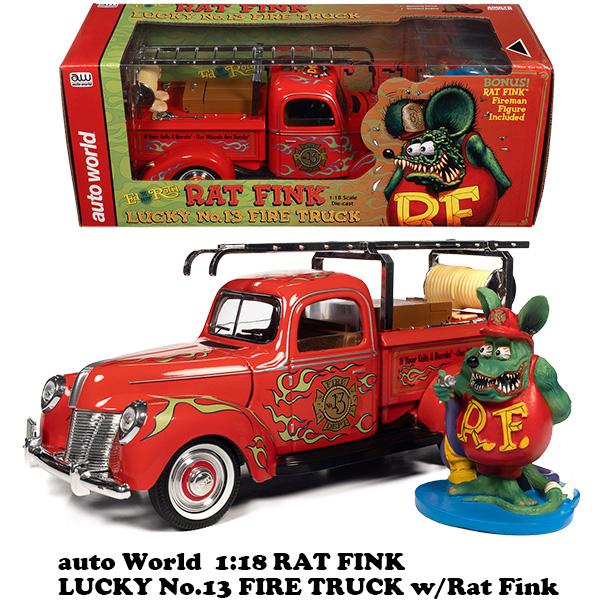 RAT FINK ラットフィンク ミニカー 1/18 フィギュア付き AUTO RAT FINK ラットフィンク ミニカー 1/18 フィギュア付き AUTO