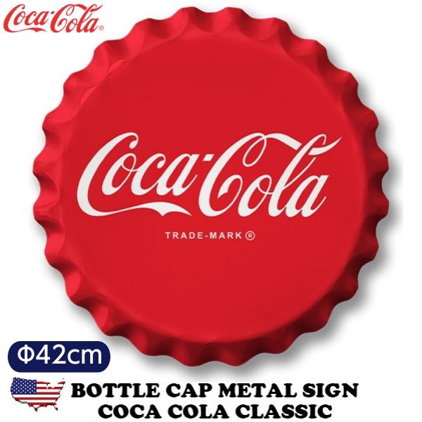 Coca Cola（コカコーラ） 看板 ボトルキャップ ブリキ看板 グッズ