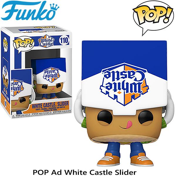 FUNKO �t�@���R �t�B�M���A �y�z���C�g�L���b�X�� �X���C�_�[�z��H85mm POP! ICONS VINYL FIGURE WHITE CASTLE SLIDER ���C�Z���X�i
