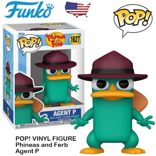 アメリカ直輸入！人気アニメ『フィニアスとファーブ』より、カモノハシのスパイ「ペリー（エージェントP）」がFUNKO（ファンコ）POP! ビニールフィギュアで登場です。アメリカを代表するTOYメーカー「FUNKO」ならではの、大きなヘッドとデ...