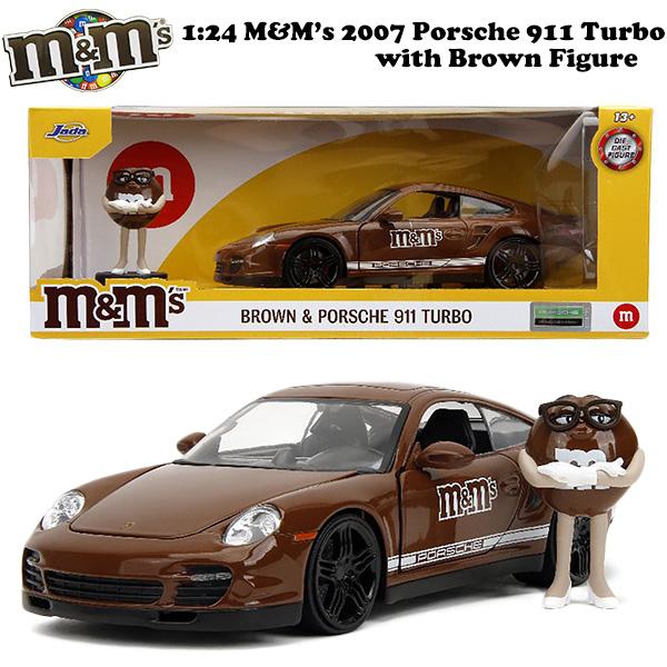 Jada エムアンドエム ミニカー 1/24 ポルシェ ブラウン