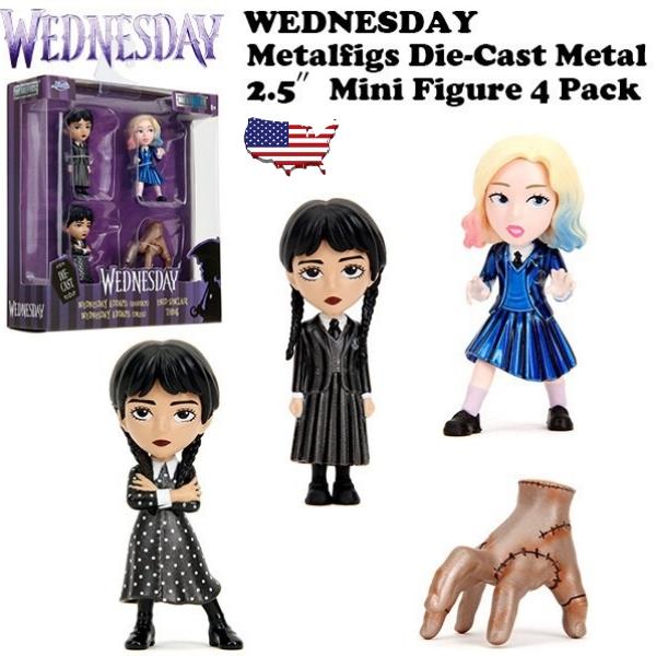 Jada ウェンズデー フィギュア 4体セット グッズ アダムス・ファミリー