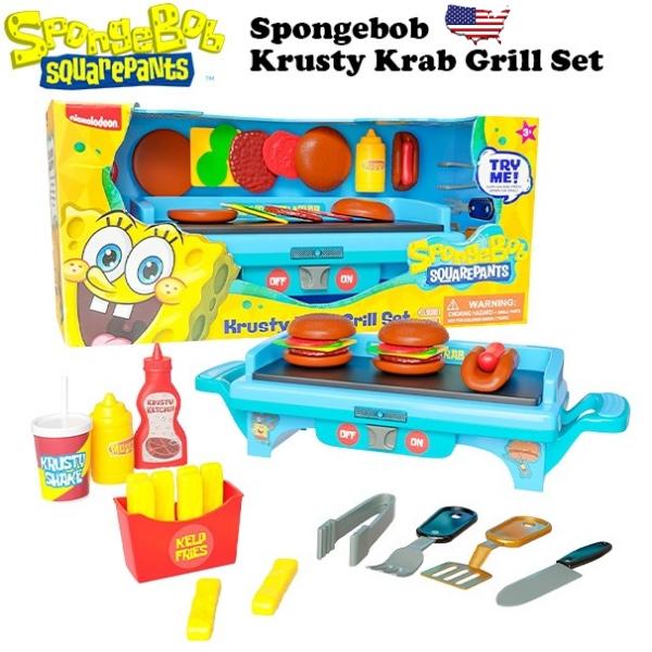 スポンジボブ おもちゃ グッズ Krabby Patty グリルセット スポンジボブ おもちゃ グッズ Krabby Patty グリルセット