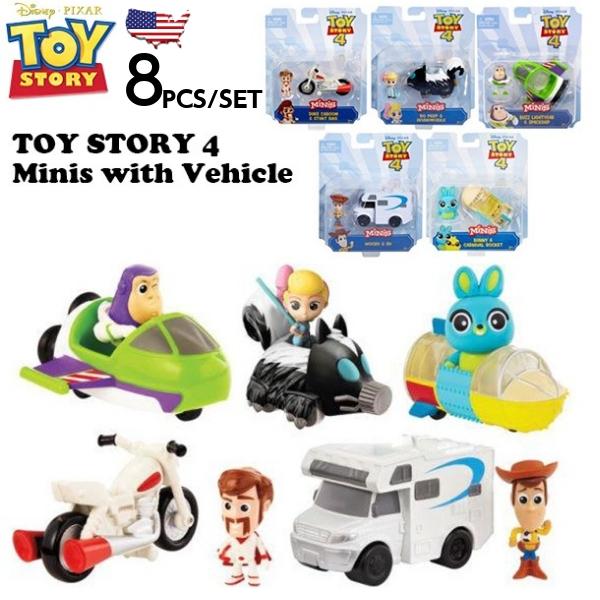 MATTEL（マテル） トイストーリー 4 フィギュア ミニカー アソート 8個