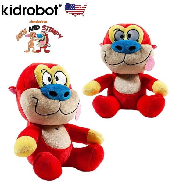 Kidrobot レン＆スティンピー ぬいぐるみ スティンピー 高さ21cm
