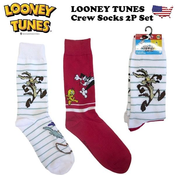 ルーニーテューンズ キャラクター 靴下 2足セット ロードランナー
