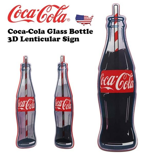 Coca Cola（コカコーラ） 看板 レンチキュラー 3D サインプレート