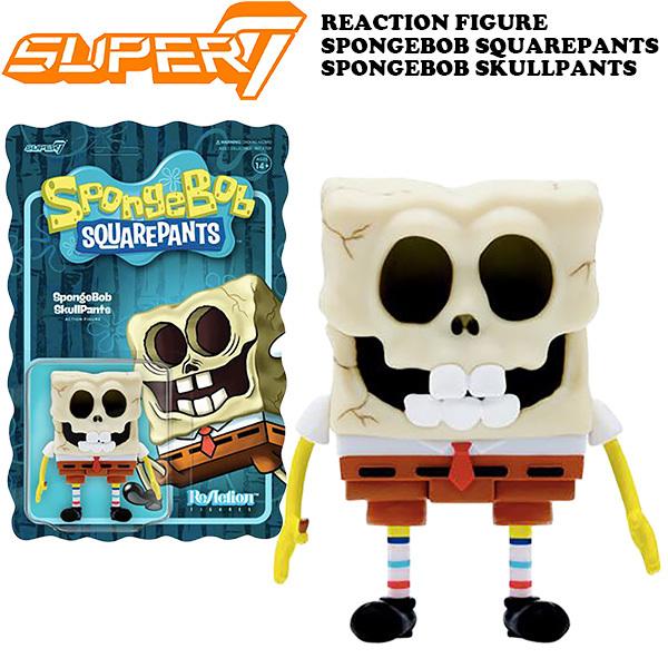 Super7 フィギュア スポンジボブ スカル パンツ 送料無料 グッズ