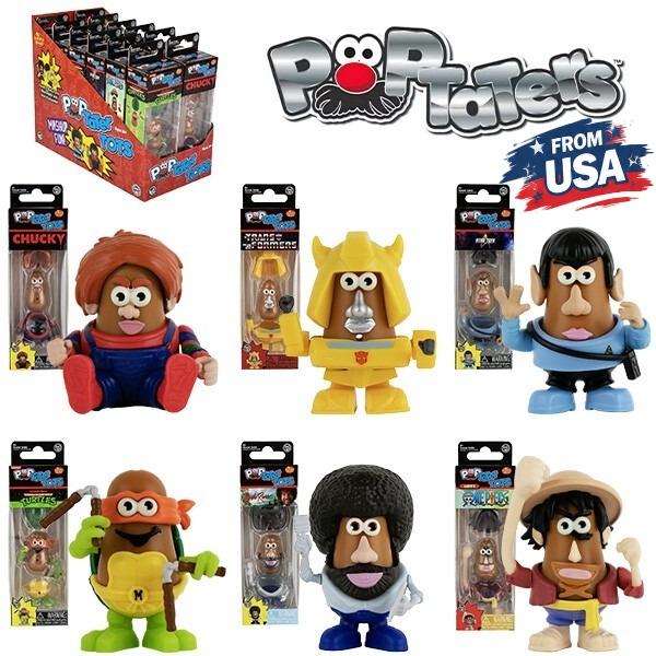 POPTATER TOTS ポテトヘッド チャッキー フィギュア トランスフォーマー ター・トレック タートルズ ONE PIECE ボブ・ロス キャラクター ポプテイターズ グッズ