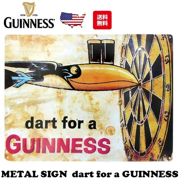 ブリキ看板 ギネス ビール メタルサイン DART FOR A GUINNESS 