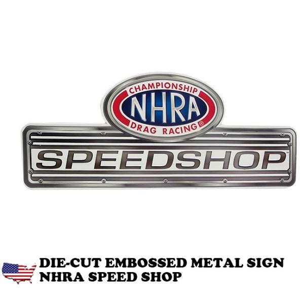 ブリキ看板 アメリカン ガレージ インテリア NHRA SPEEDSHOP 車 アンティーク アメリカン雑貨 サインプレート 看板 レトロ おしゃれ  壁掛け