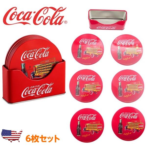 Coca Cola コカコーラ グッズ コスター セット 6枚入り Coca Cola コカコーラ グッズ コスター セット 6枚入り