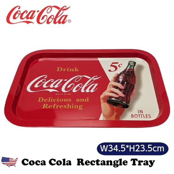 コカコーラ　Coca-Colaおぼん　トレー Coca Cola（コカコーラ） トレイ グッズ 四角 トレー スクエア お盆