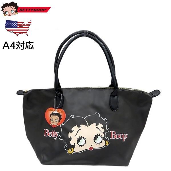 BETTY BOOP ベティブープ バッグ トートバッグ 黒 顔 ベティ