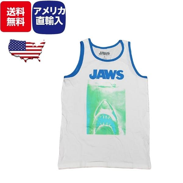 メンズ タンクトップ ジョーズ ホワイト アメリカSサイズ TANK TOP 