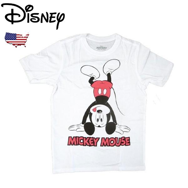 Disney（ディズニー） キッズ Tシャツ ミッキーマウス 半袖 ホワイト