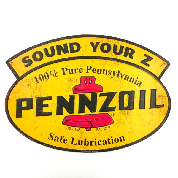 アメリカン ダイカット エンボス メタルサイン Pennzoilペンゾイル ガレージ 看板 企業キャラクター アンティーク インテリアグッズ アメ車 Un Fun Funny 通販 Yahoo ショッピング