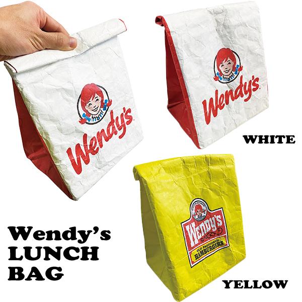 Wendy's ウェンディーズ ランチバッグ【2タイプ】ホワイト / イエロー