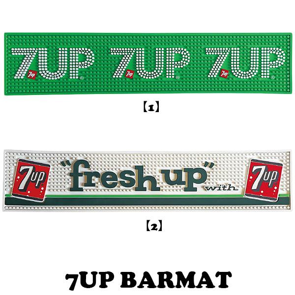 昭和レトロ　セブンアップ　7UP カウンター　レジ　マット コカコーラ　希少 バーマット 7UP セブンアップ グラスマット おしゃれ ラバー