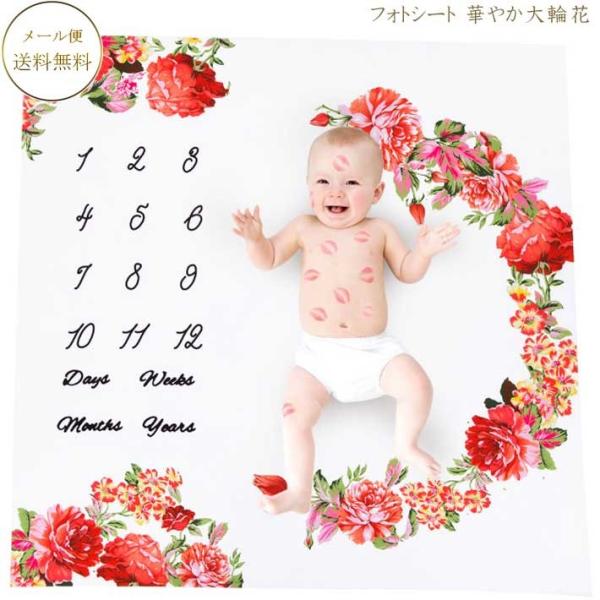 寝相アート シーツ 寝相アート おくるみ 寝相アート マット 大輪花 ベビー コスチューム 寝相アート ブランケット インスタ映え 赤ちゃん マット インスタ映え!