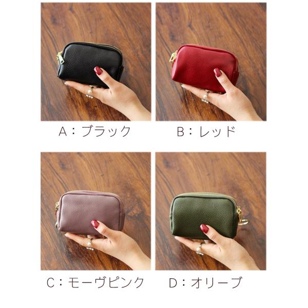 小銭入れ コインケース レザー 本革コインケース 牛革 ソフトレザー 多