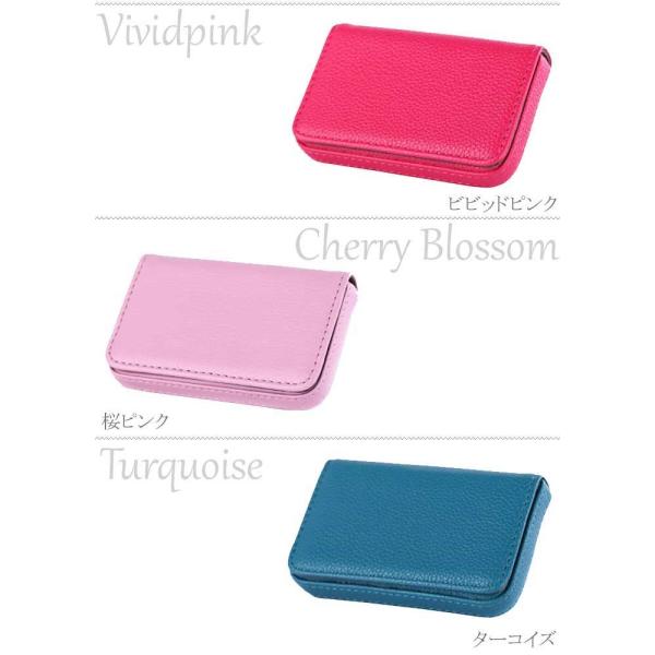 名刺入れ 全9色 カードケース パスケース 新社会人 インターン 男女