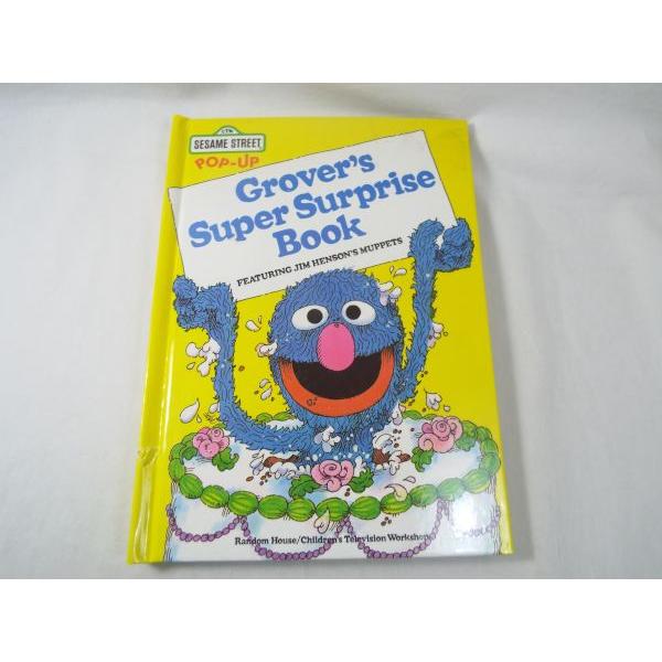 仕掛絵本[POP-UP Grover's Super Surprise Book] 洋書 ポップアップ