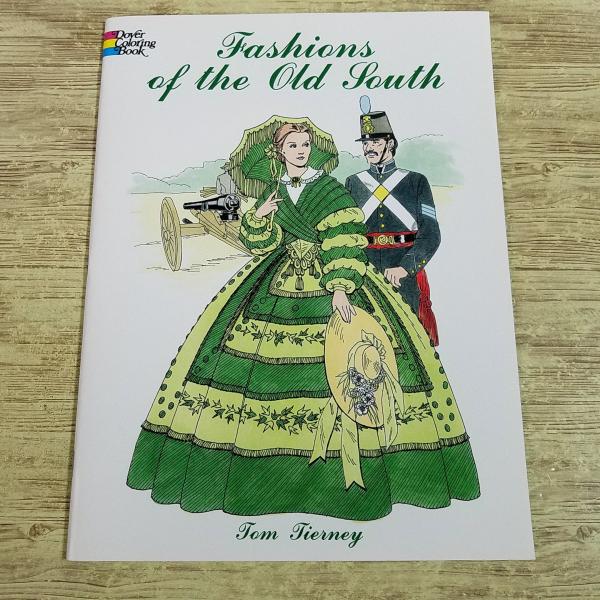 【ぬりえ】【Coloring・Book】【カラーリングブック】【洋書・塗り絵】【DOVER・Coloring・Book】【オールドサウス】【アメリカ・歴史】【ファッション・歴史】