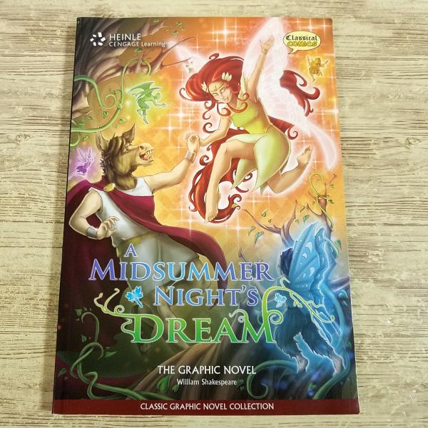 【シェイクスピア】【真夏の夜の夢】【グラフィックノベル】【アメコミ】【英語学習】