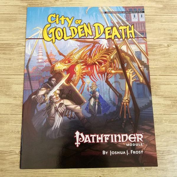 【期間限定特価】TRPG[パスファインダーRPG英語版 City of Golden Death : PATHFINDER MODULE] 黄金都市 モジュール Ｄ＆Ｄ3.5e互換