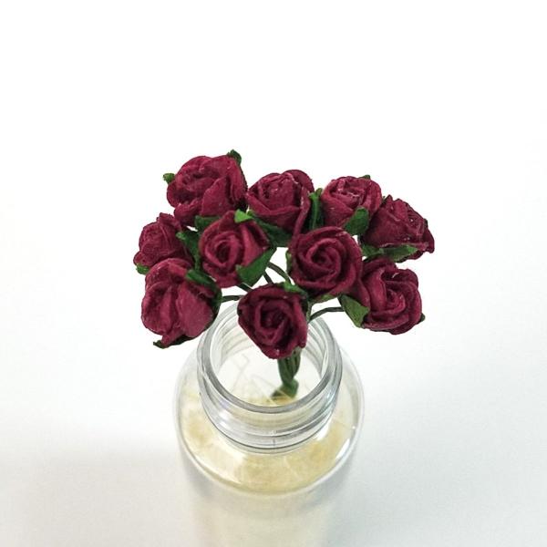 【ペーパーフラワー】【ミニ造花】【ハンドメイド素材】【手芸】【手作り】【ハンドメイド】【リース】【ブーケ】【アートフラワー】【ミニチュア】【ドールハウス】