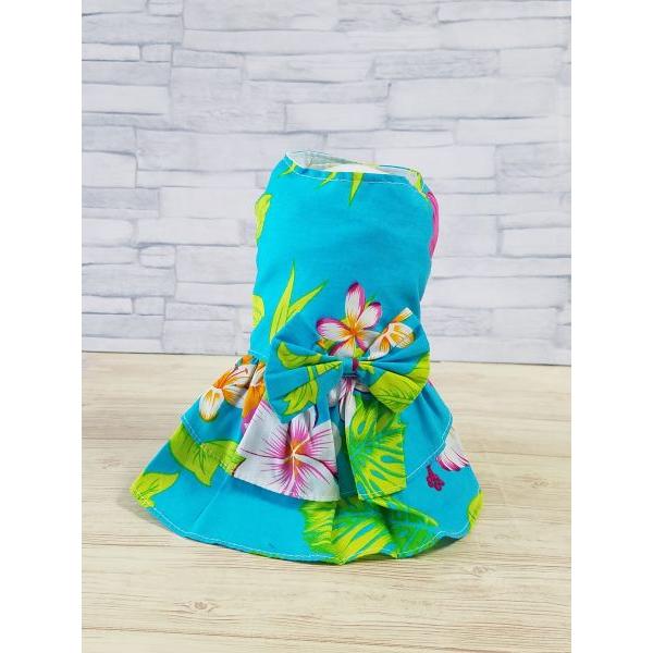 No.26 ハンドメイド犬服 バルーンワンピ(ハイビスカス) No.26 ハンドメイド犬服 バルーンワンピ(ハイビスカス) - メルカリ