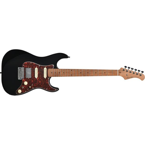 Bacchus Universe Series / GS-2DX RSM/M BLK (Black)   ローステッドメイプルネック仕様  ・S-S-H／ストラトキャスター・タイプ