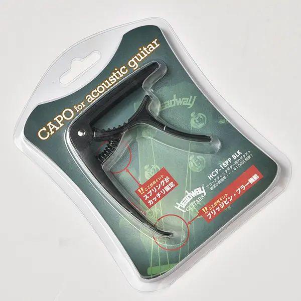 HEADWAY HCP-15PP BLK(ブラック)　アコースティックギター用　カポタスト　ヘッドウェイ