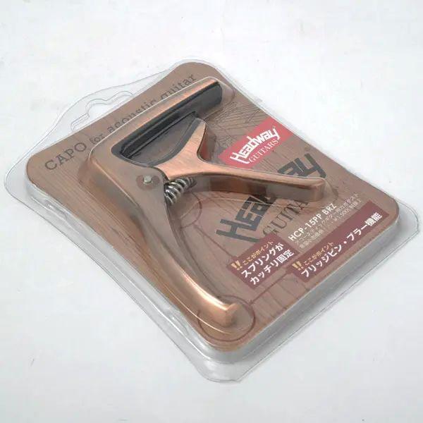HEADWAY HCP-15PP BRZ(ブラウン)　アコースティックギター用　カポタスト　ヘッドウェイ
