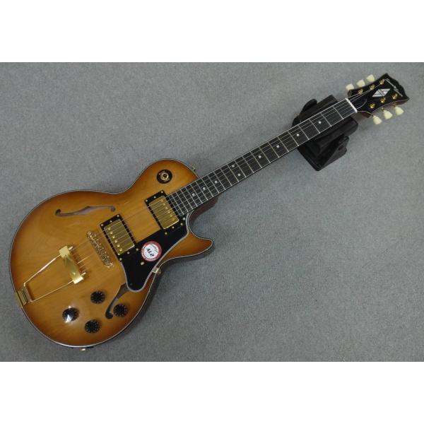 Seventy Seven Guitars / STORK-STD-JT ASB (Amber Sunburst)   セミホロウボディ  ハードケース付属【現物画像】
