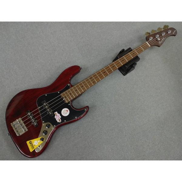 Bacchus GLOBAL Series WL4-ASH/RSM (STR /シースルーレッド) ローステッドメイプルネック  バッカス・エレキベース【現物画像】