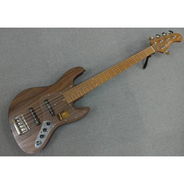 Bacchus Japan Tune-up Series / WL5-WN-AC RSM/M (NAS ) ウォルナットトップ／ローステッドメイプルネック  バッカス5弦ベース【お取り寄せ】
