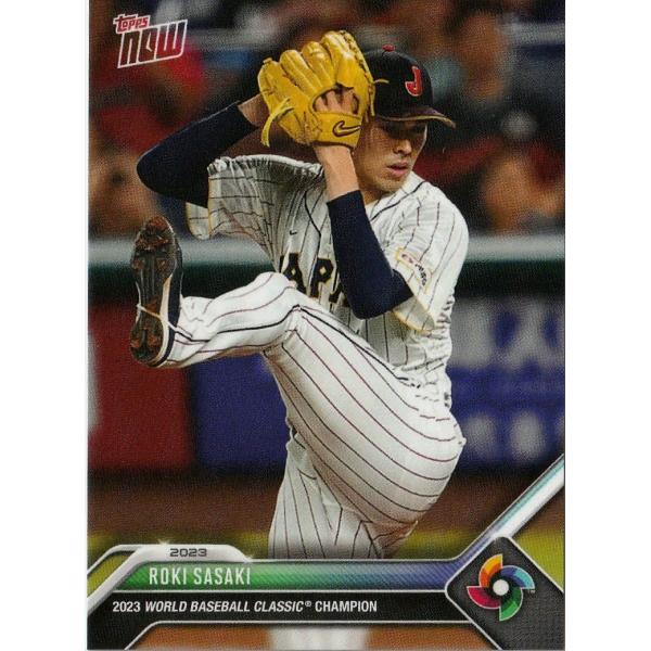 TOPPS NOW WBC JPN-9 4747枚限定 佐々木朗希/侍ジャパン ワールド