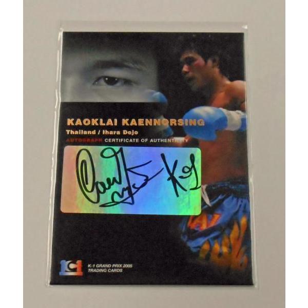 2005 K-1 ガオグライ・ゲーンノラシン 直筆サインカード 67/100