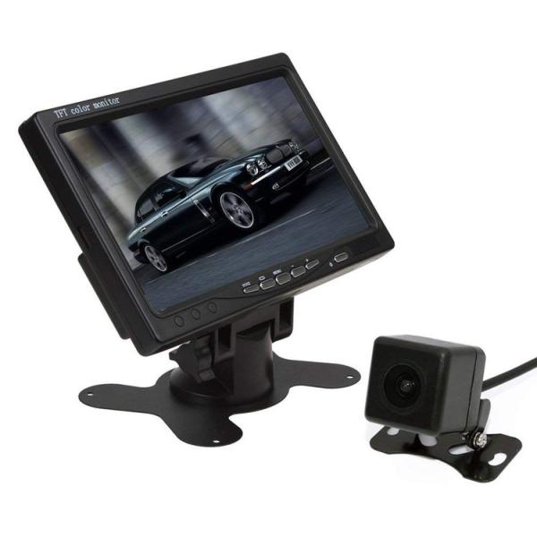 バックカメラセット 7インチオンダッシュモニター+小型バックカメラ お