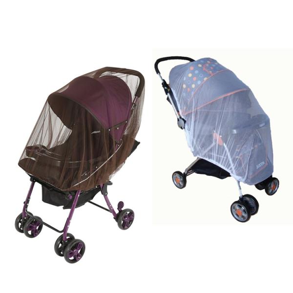 ベビーカー用の蚊帳です。お出かけの際に、蚊や蜂などの害虫の侵入を防ぎ、赤ちゃんを守ります。強い日差しや強風を和らげます。伸縮性が高く、ベビーカーにかぶせるだけで簡単に装着できます。折り畳めばコンパクトになるので持ち運びにも便利！風通しのいい...