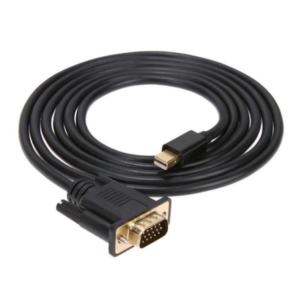 Mini DisplayPort to VGAϊP[u 1.8m Thunderbolt2Ή 1080P tHDΉ ~jfBXvC|[g AiOϊP[u MINIDP2VGA18