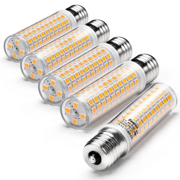 Ziomitus E17 LED 100w LED電球 17口金 100w相当 1200lm 2700k電球色 AC100v-265v 高演