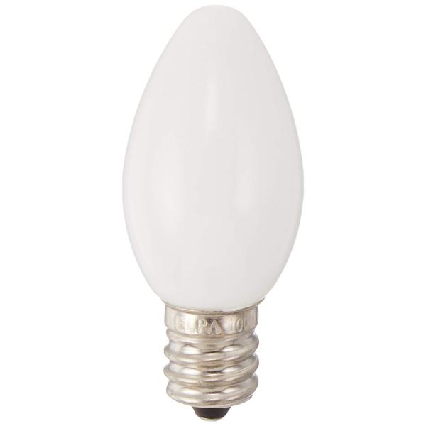 エルパ(ELPA) LED電球ローソク形 LED電球 照明 E12 100V 0.5W 電球色 屋内用 LDC1L-G-E12-G301