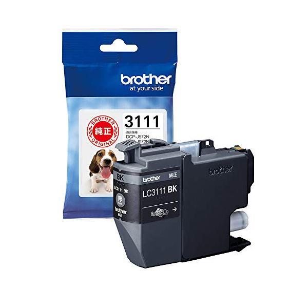 ブラザー工業 brother純正インクカートリッジブラック LC3111BK 対応型番:DCP-J987N、DCP-J982N、DCP-J5