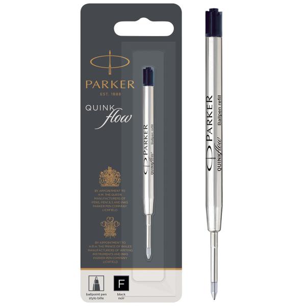 他サイト： PARKER パーカー クインクフロー ボールペン替え芯 ブラック 1本入 黒 F 細字 0.8mm 油性 ボールペン リフィル 品の商品画像