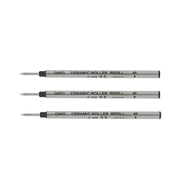 他サイト： オート 水性ボールペン 替え芯 0.5 黒 C-305クロ 3個セットの商品画像