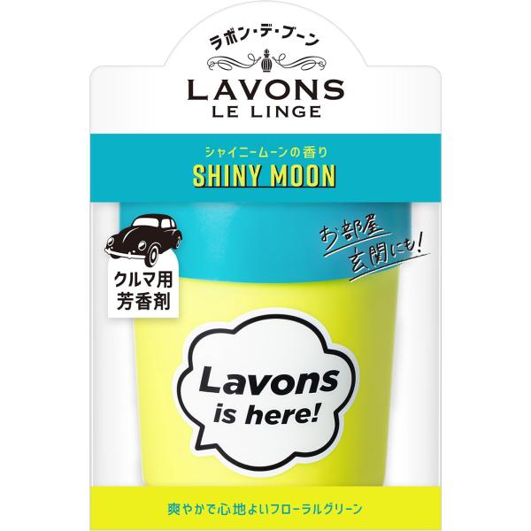 他サイト： ラボン(Lavons) ・デ・ブーン 車用 芳香剤 ゲルタイプ シャイニームーンフローラルグリーン 消臭 110gの商品画像