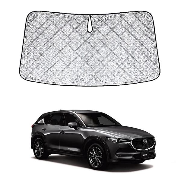 WAIROGA マツダ CX-5 専用フロントサンシェード KFEP KF5P KF2P 202月-現行 車用サンシェードフロントガラ